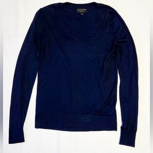 BANANA REPUBLIC BLUE LONG SLEEVE SWEATER XS